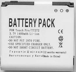 Акумулятор PowerPlant HTC Touch Pro, T7272, Raphael, Sprint Diamond