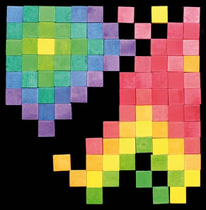 Магнітна дошка Grimm's Квадратики, фото 2