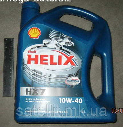 Олива моторна SHELL 10W40 HX7 SM/CF 4L