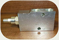 Клапан тормозной (подпорный) одностороннего действия, 40л/мин, 3/8 BSP, 350 Бар
