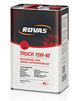 Мінеральна моторна олива Rovas Truck 15w-40 4L