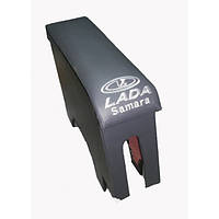 Підлокітник 2108/2109/21099 maxi з вишивкою сірий