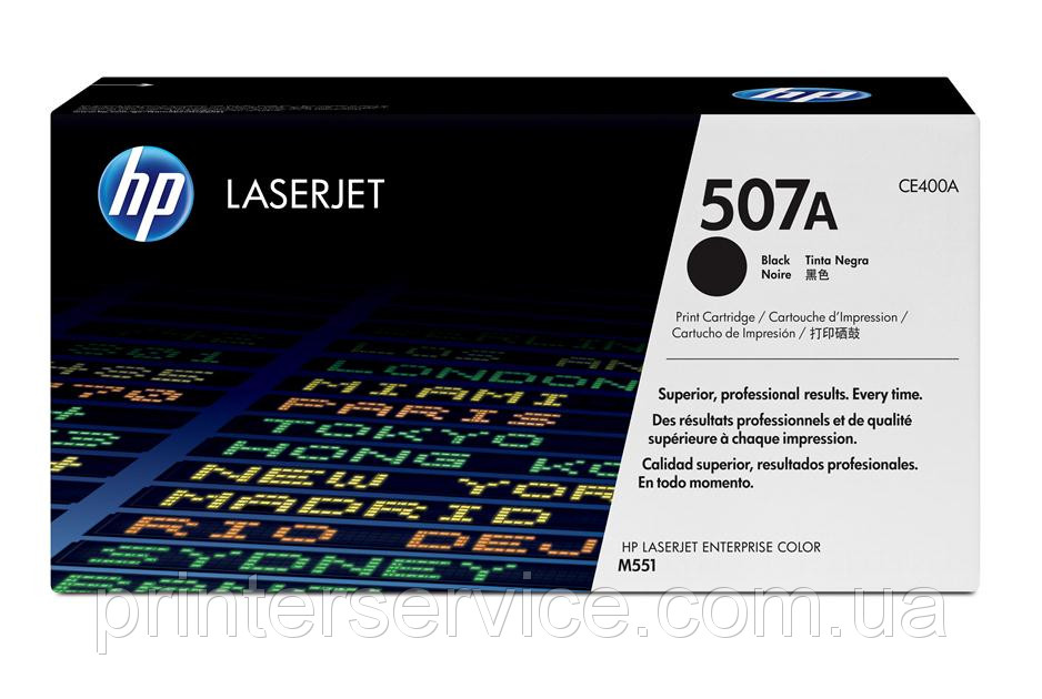 HP CE400A (507A) чорний картридж для HP 500 Color M551n/ 551dn/ 551xh