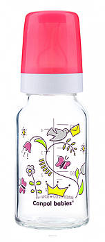 Детская бутылка стекло Canpol Babies 120 ml.