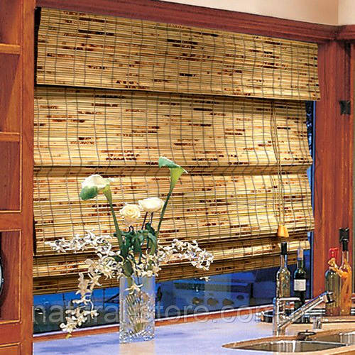 Бамбуковые обои в интерьере кухни - роскошь, доступная всем (15 фото)