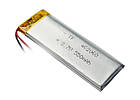 Акумулятор літій-полімерний 3,7V 550 mAh (62,2 х 20 х 4,2 мм), фото 3