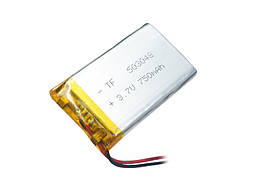 Акумулятор літій-полімерний 3,7 V 750mAh (47 х 28,2 х 4,5)