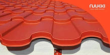 Фінська черепиця | RUUKKI Adamante | RR 750 | теракотовый | 0.5 PURALmat | Ruukki 50 plus, фото 4