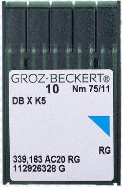 Голка Groz-Beckert DBxK5 вишивальна 10 шт./пач.
