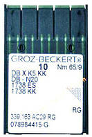 Голка Groz-Beckert DBxK5 KK, 1738KK, DB-N20 вишивальна 10 шт./пач.