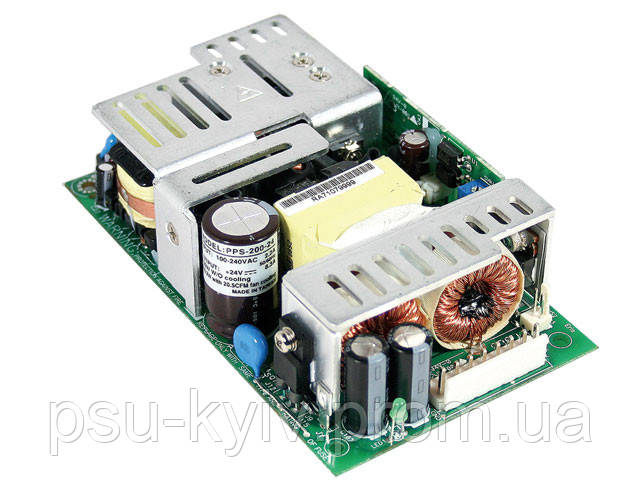 Блок живлення Mean Well PPS-200-12 Відкритого типу 199.2 Вт, 15, 16.6 А (AC/DC Перетворювач)