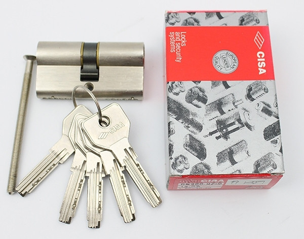 Cisa Asix 60мм 30х30 ключ/ключ нікель (Італія)