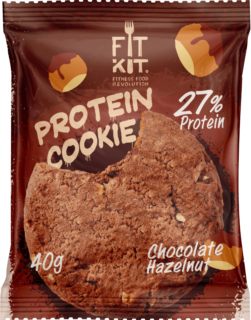 

Протеиновое печенье Fit Kit Шоколад и Фундук (40 грамм)