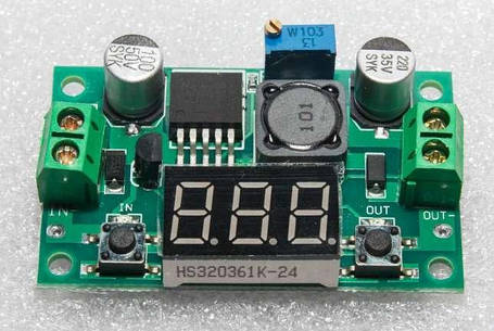 LM2596S DC-DC стабілізатор знижувальний регульований 4-40 В — 1.3-37В з РК екраном, фото 2