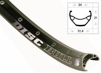 Обід велосипедний 29 Weinmann Disk Bull (32 спиць) чорний