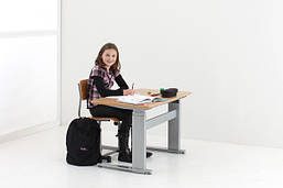 501-27-7S 133: Ергономічний комп'ютерний стіл-парта з електроприводом для дітей і школярів