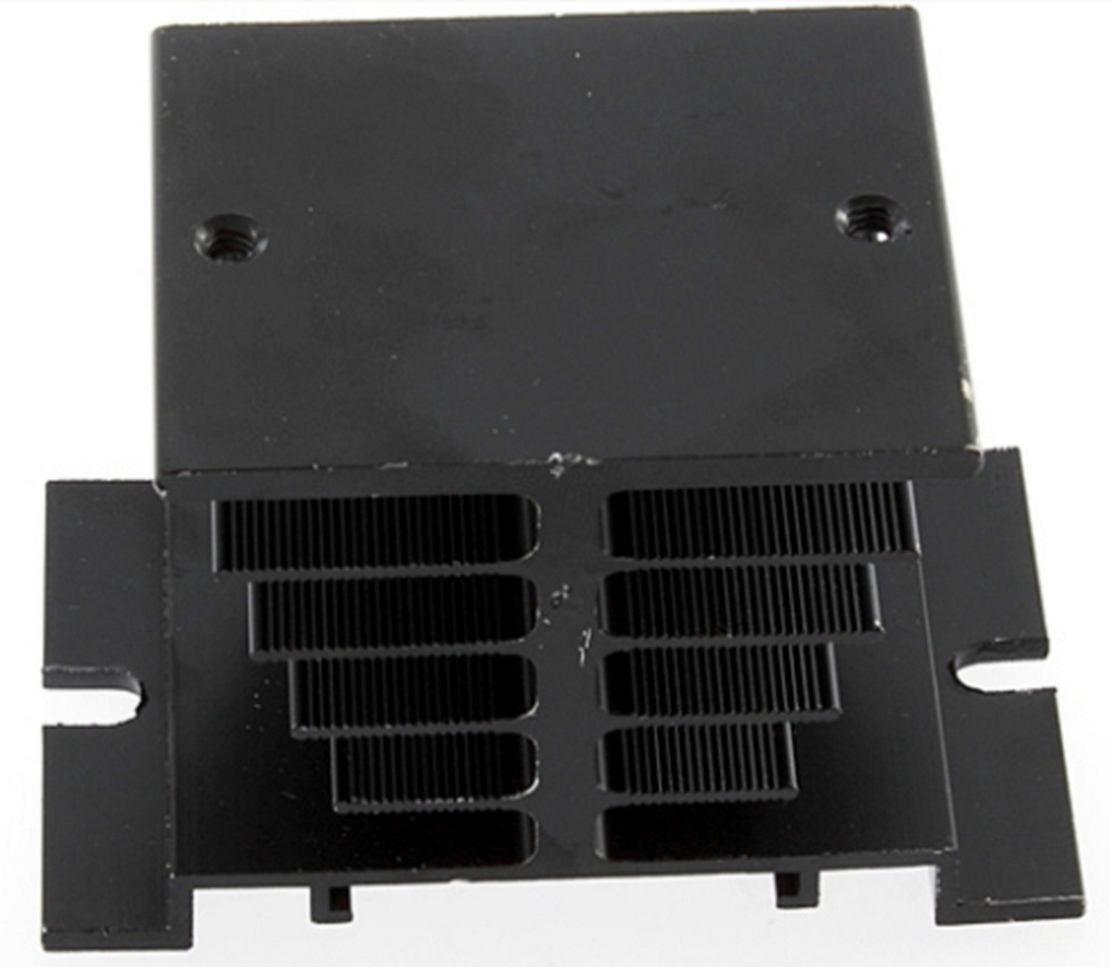 Алюминиевый радиатор для твердотельных реле SSR (черный) EE002 - фото 4 - id-p557894568
