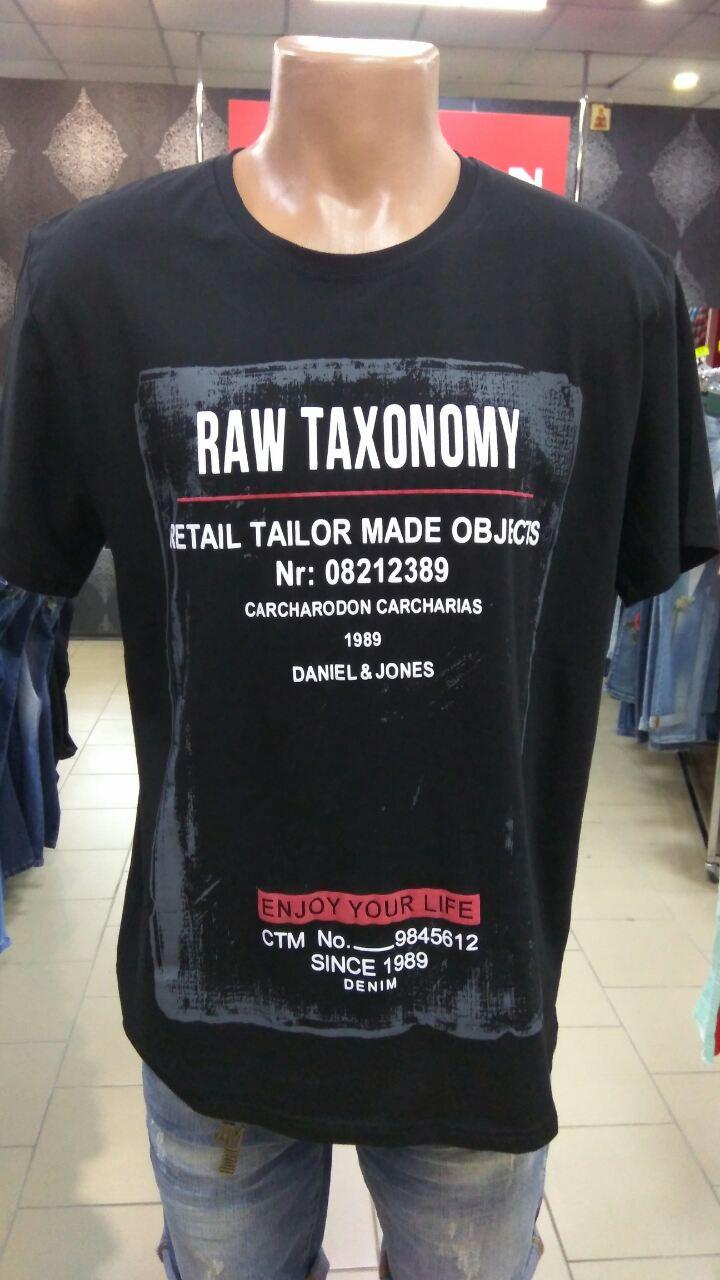 Футболка чоловіча чорна батал (2XL.3XL. 4XL), фото 1