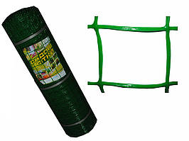 Сітка пластикова Декоративна 50*50/1*20, зелена, хакі