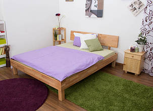 Ліжко двоспальне B 107 160х200 Бук (Mobler TM), фото 2