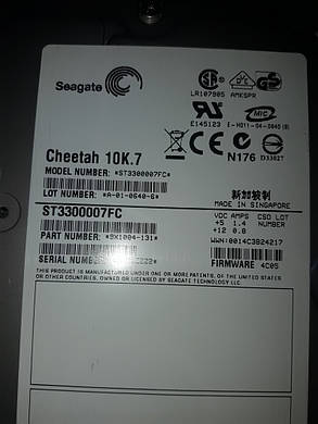 Seagate Cheetah 10K.7 300 GB,Internal,10000 RPM,3.5, фото 2