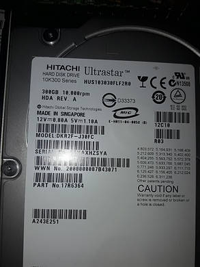 HITACHI DKR2F-J30FC 300GB FIBRE CHANNEL 10K RPM, фото 3