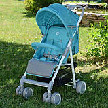Дитяча прогулянкова коляска Bambi (M 3420-12 NOTA) Блакитна, фото 2