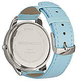 Наручний годинник AndyWatch Блакитний візерунок подарунок, фото 3