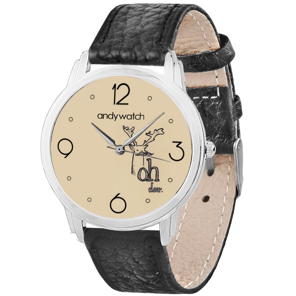 Наручний годинник AndyWatch Oh dear black подарунок