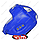 Шолом боксерський Reyvel шкіряний з печаткою FBU BK030026-B (р-р M-L, синій), фото 2