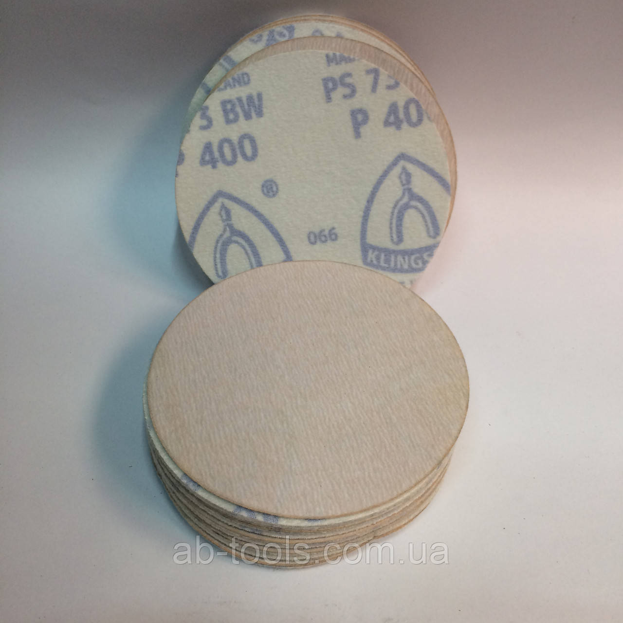 Дрібнозернистий круг Р400 шліфувальний Klingspor 125 мм, фото 1