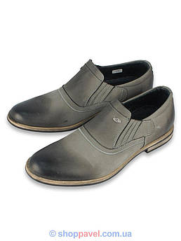 Туфлі чоловічі Tapi 4464 нубук сірого кольору