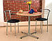 Круглий стіл для кафе KARINA chrome ДСП D900, фото 3
