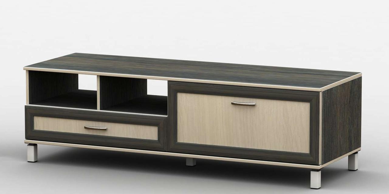 Тумба під телевізор у вітальню з МДФ/ДСП АКМ-217 Тіса меблі, фото 1