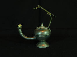 Олійна лампа антикварна олово з гаком