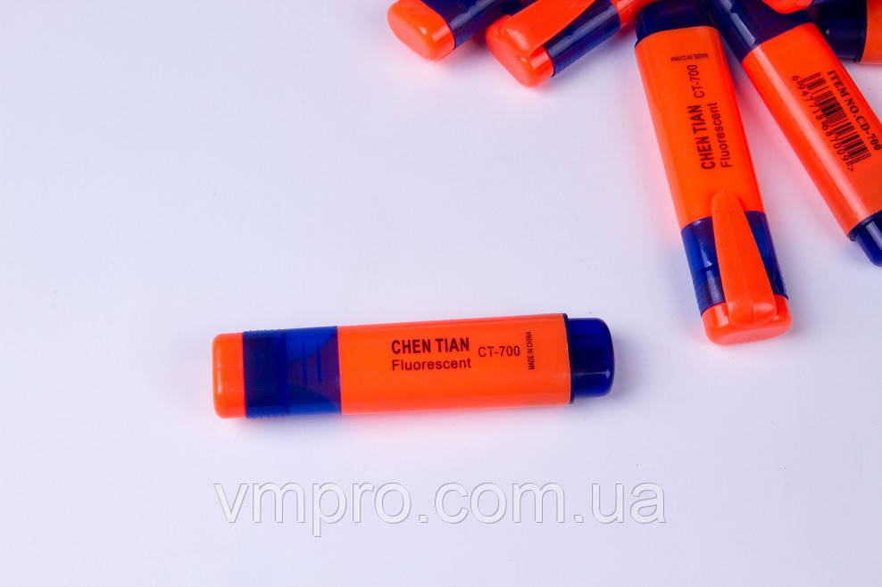 Текстовик NoCT-700, жовтогарячий колір, маркери перманентні