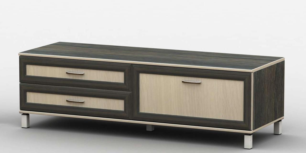 Тумба під телевізор у вітальню з МДФ/ДСП АКМ-223 Тіса меблі, фото 1