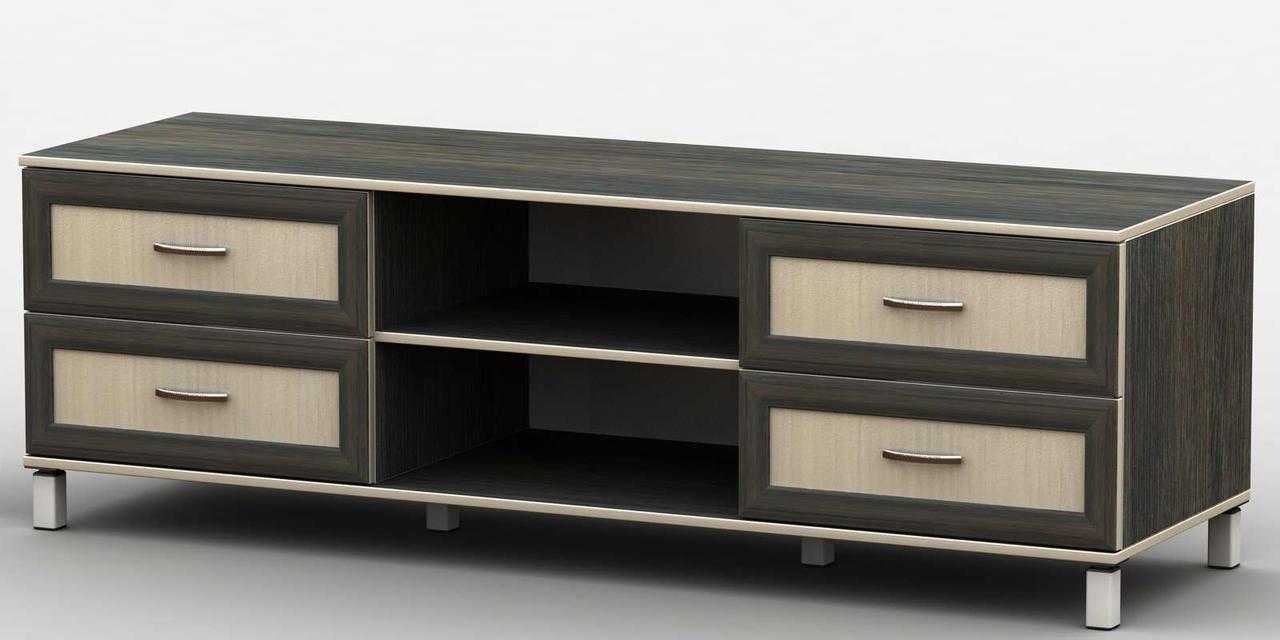 Тумба під телевізор у вітальню з МДФ/ДСП АКМ-209 Тіса меблі, фото 1