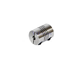 Гнучка сильфоновая муфта для крокового двигуна 10х10 С (L30, D25), фото 4