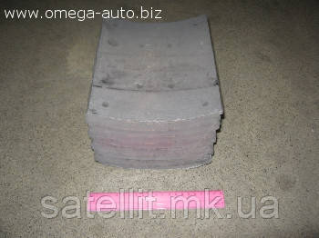 Накладки торм. задній 410*223 8відв. 8 мм (про-во JURID) 1949601230/219.6x16.7/12.6x178 90R-01-516/1029,, фото 1