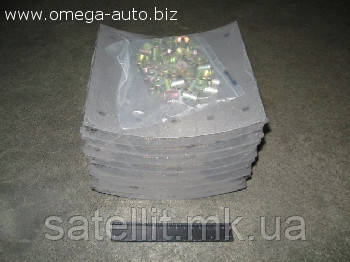 Накладки торм.зад. 420*200 10 відв.8 мм про-во MERITOR 90R-01-435/148 MBLK2010, MBLK2010
