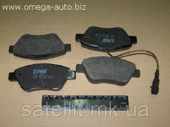 Колодки торм. GDB1482 (пр-во TRW) FIAT DOBLO , GDB1482