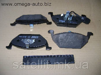 Колодки гальмівні GDB1658 (вир-во TRW), GDB1658