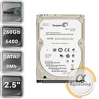 Жесткий диск 2.5" 250Gb Seagate ST9250315AS (8Mb • 5400 • SATA2) БУ