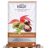 Кінський каштан і виноградне листя Вівасан капсул., фото 2