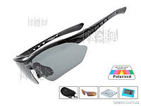 Спортивные очки RockBros ORIGINAL Polarized LIGHT 1 линза Цвет: Черный