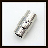 Замок магнітний із фіксатором сталь (діам. 8 мм)