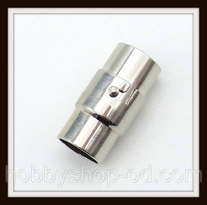 Замок магнітний із фіксатором сталь (діам. 8 мм), фото 1