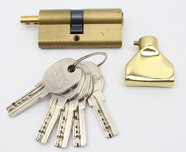 Iseo R6 85мм 40х45 ключ/тумблер латунь (Італія)