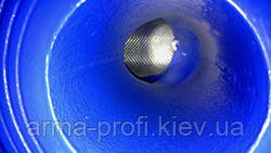 Нержавіюча сітка у фланцевому фільтрі.